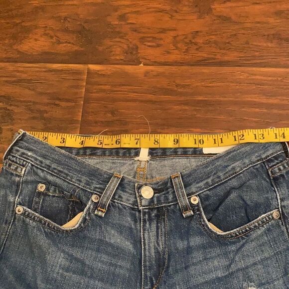 Rag & Bone Distressed Blue Denim Ripped Boyfriend Jeans Casual Contemporary - Picture 8 of 14